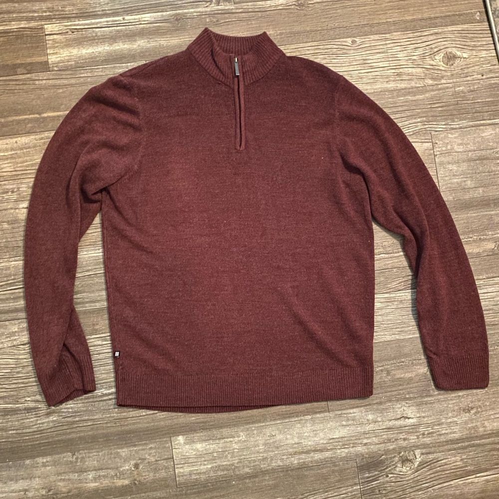 Geoffrey Beene | 1/4 Zip Sweater | Size XL